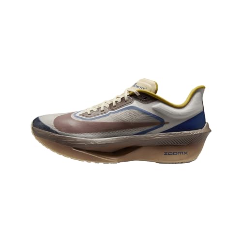 Nike Zoom Fly 6 Premium Men's Road Running Shoes (HV4366-072, Light Bone/Cave Stone/Blue Void/Burgundy Crush) Size 11