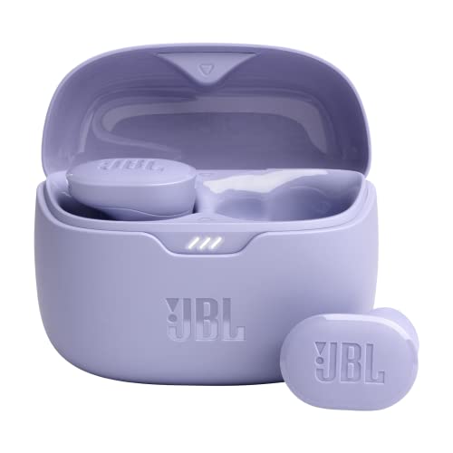 JBL Tune Buds - True wireless Noise Cancelling earbuds, JBL Pure Bass Sound, Bluetooth 5.3, 4-Mic technology for Crisp, Clear Calls, Up to 48 hours of battery life, Water and dust resistant (Purple)