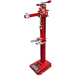 HTTMT- Red Heavy Duty Hydraulic Vehicle Auto Spring Compressor Hand Operate Spring Coil Compressor Jack Compression Strut Rising Handle (Maximum Height 16.92" (430 mm) [P/N: ET-CAR-FIX003B-Red]