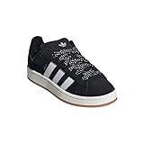 adidas Womens Campus 00s Shoes, Core Black/Cloud White/Off White, Size 8