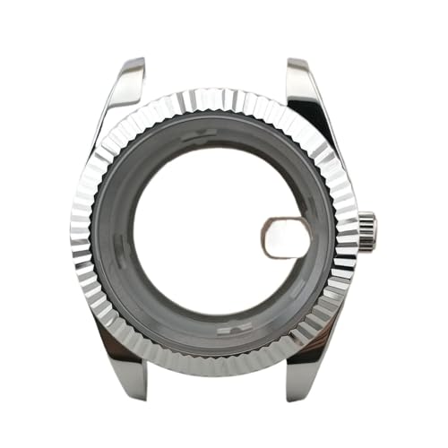 TREWFGH 40mm Case Compatible With M8285NH Series 35/36 Movement Assembly Stainless Steel Case/20mm Strap Watch Accessories(NO.4,NH35)