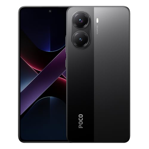 Xiaomi Poco X7 PRO 5G + 4G LTE (for Tmobile Mint Tello & Global) (256GB + 8GB) Ai 6.67" 50MP Gamers Phone NFC Dual sim Unlocked Model 2412DPC0AG (Black)