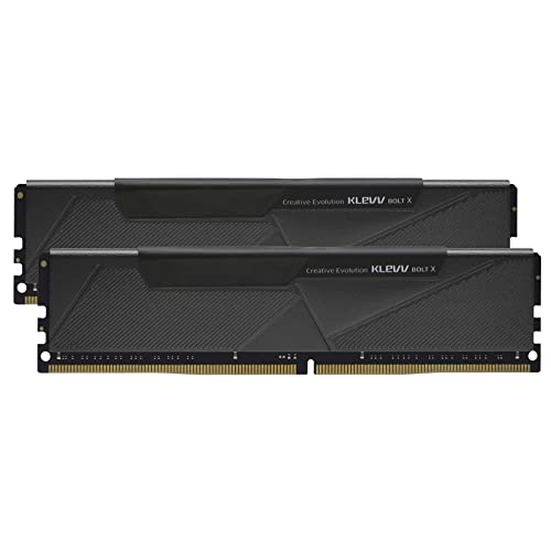 KLEVV Bolt X DDR4 16GB (2x8GB) 3200MHz CL16 1.35V Gaming Desktop Ram Memory SK Hynix Chip XMP 2.0 Ready (KD48GU880-32A160U)