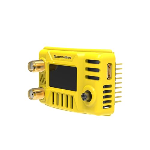 SpeedyBee 5.8GHz Goggles Receiver With OLED Screen Dual Receivers 48CH for FatShark HDZero Orqa FPV Goggles, Compatible with DJI V1, V2, Option 1 Package