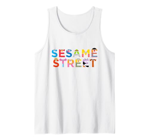 Sesame Street with Monster Letters Tank Top