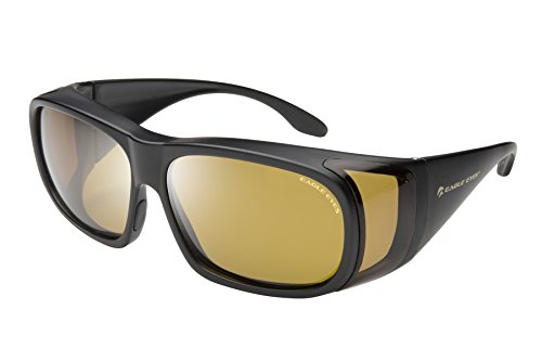 Eagle Eyes FitOns Polarized Sunglasses - Black Matte