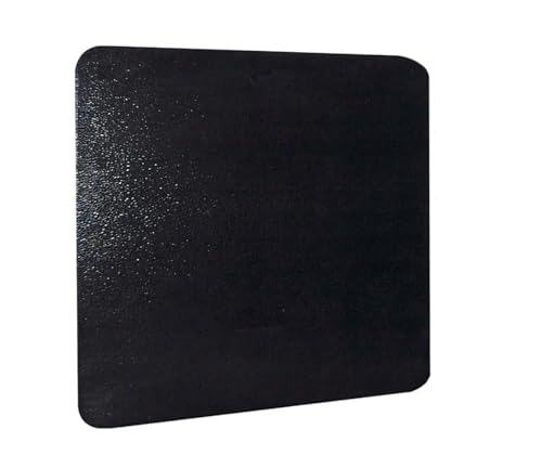 Plexon Stove Board - 52" x 36", Black, Steel - Fire Board for Wood Stoves, Pellet Stove Hearth Pad and Heat Protection