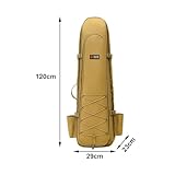 kowaku Long Fins Bag Scuba Gear Bag Practical Snorkel Gear Bag Lightweight Diving Fin Bag Backpack for Diving Swimming Camping, Khaki Large