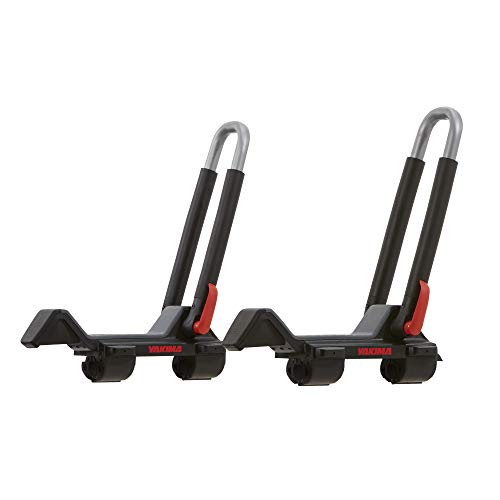 Yakima JayLow J-Cradle Rooftop Kayak Mount for 1 or 2 Kayaks – Car Roof Rack Carrier for Round, Square, Factory or Aerodynamic Crossbars, Holds 1 Boat Up to 80 Pounds or 2 Boats Up to 110 Pounds Total