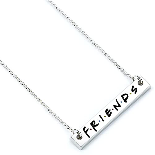 GB eye Carat Shop Women's Friends Pendant Necklace Logo TV Series Central Perk Ross Rachel Monica Joey, Multicolour