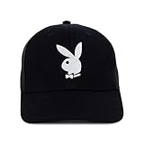 Playboy Black Tux Trucker Adjustable Snapback Hat