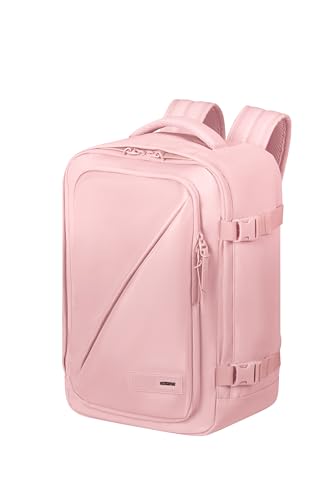 American Tourister Take2Cabin Ryanair Cabin Bag, 25 x 20 x 40 cm, 24 L, 0.50 kg, Hand Luggage, Aeroplane Backpack S Underseater, Pink (Pastel Pink), Pastel Pink, S, ryanair cabin bag, Pastel Pink,