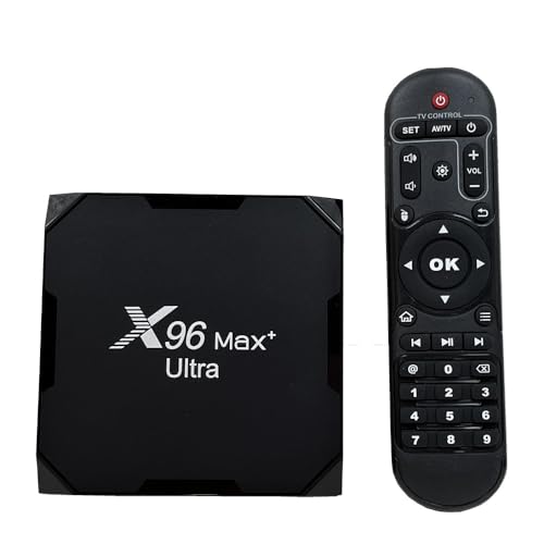 4GB 64GB X96 Max Plus Ultra TV Box Android 11 Amlogic S905X4 2.4G/5GHz Dual WiFi BT4.0 USB3.0 Support AV1 H.265 8K 24fps 4K 60fps HDR Box