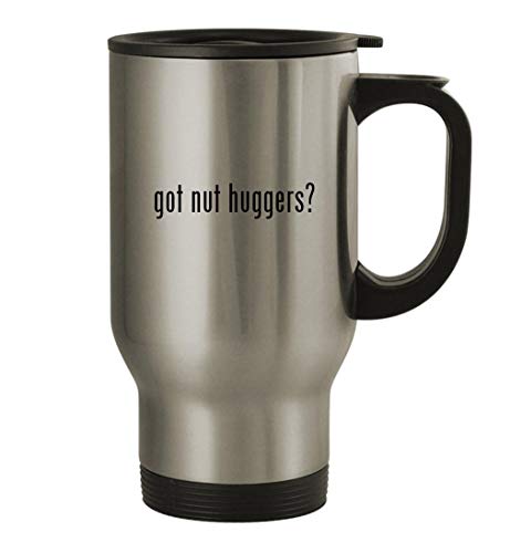 got nut huggers? - 14oz Stainless Steel Travel Mug, Silver