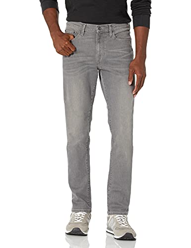 Amazon Essentials Men's Slim-Fit Comfort Stretch Jeans - Grey, 32W x 32L (Previously Goodthreads)