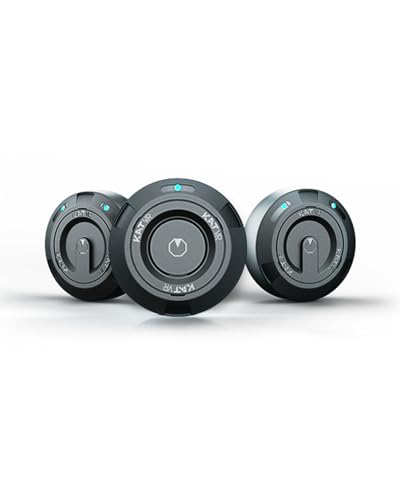 KAT vr trackers, Set of 3 Sensors，Immersive VR Experience，Enhanced Motion Tracking Compatibility with Easy Installation, Reliable Performance，Ideal for Gaming and Virtual Reality Adventures