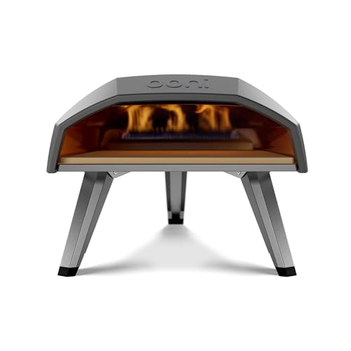 Ooni Koda 12 Gas Pizza Oven – 28mbar Propane Outdoor Portable Oven For Fire and Stonebaked 12 Inch Pizzas in 60 Seconds, With Gas Hose & Regulator