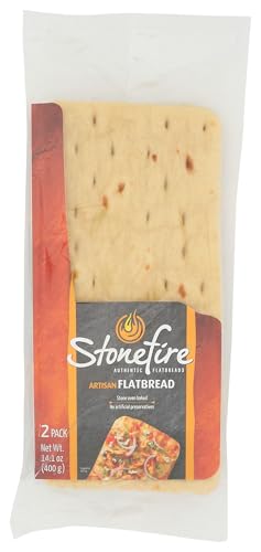 Stonefire Artisan Flatbread, Vegan Friendly, Kosher, 14.1 Ounce (Pack of 10)