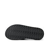 REEF Phantoms Men's Beach Flip Flop, Water Friendly, Soft and Supportive Molded Footbed, Black, 11