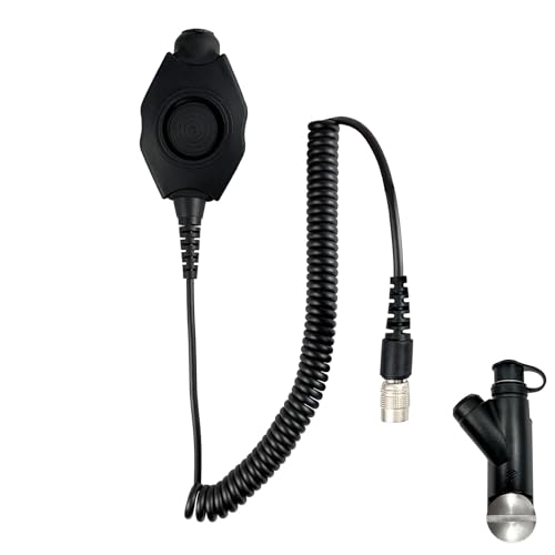 PTT/Adapter(Hirose): Compatible w/ Select ComTac Headsets, Gentex, Ops-Core, OTTO, NATO/Military Wiring, Helicopter-Quick Disconnect Compatible w/ Harris: XG-100/P, XL-185/P/Pi, XL-200/P/Pi