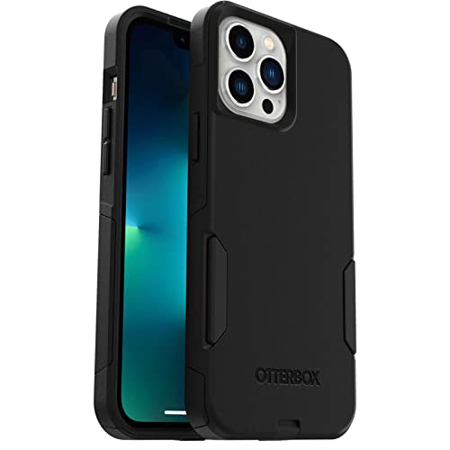 OtterBox iPhone 13 Pro Max & iPhone 12 Pro Max Commuter Series Case - Black, Slim & Tough, Pocket-Friendly, with Port Protection