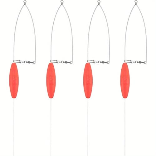 Cuoyuqie 4 pcs Fishing Sinker Bottom Bouncer for Trolling Drifting Fishing Live Bait Spinner Rigs Crankbaits Crawler Harness Walleye Rig (2oz 56g 4pcs)
