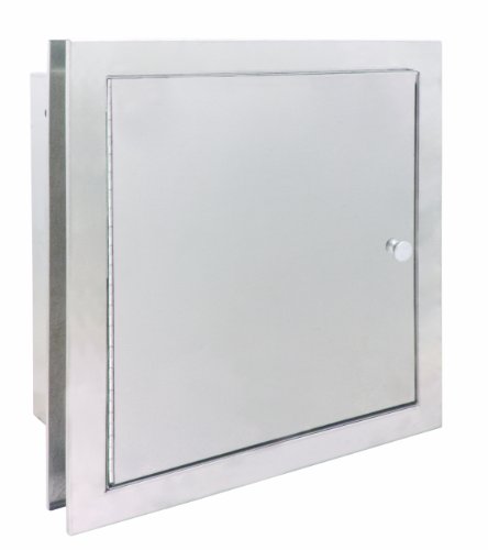 Bradley Emergency Fixtures 9813-000000 18 Gauge Satin Stainless Steel Specimen Pass-Thru Cabinet with Exposed Surfaces, 13-3/8" Width x 12-5/8" Height x 6" Depth