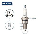 3PK TORCH F7RTC Spark Plug Replace for NGK 5534/BPR7ES V-line-19, for Bosch 7992/WR5DC 4038/WR5DP, for Champion 332/RN7YC 415/RN9YC 818/RN2C,for Denso W22EPR-U/3088, for ACDelco R41CXLS, OEM