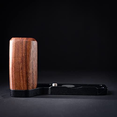 Wood Wooden L Hand Grip Holder for Ricoh GR3 GR3X GRIII GRIIIX Camera Aluminum Alloy Baseplate