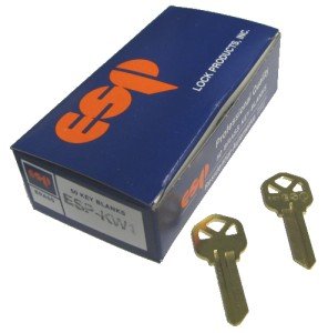 ESP KW1 Brass Key Blanks Box 50 by ESP