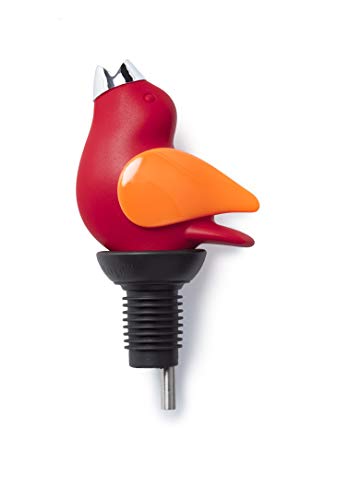 ChirpyTop Wine Pourer - Red and Orange