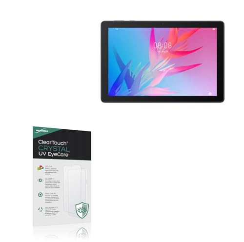 BoxWave Screen Protector Compatible With Huawei MatePad T10 - ClearTouch Crystal Anti-UV EyeCare (2-Pack), Filters out Harmful Blue Light Reduce Fatigue