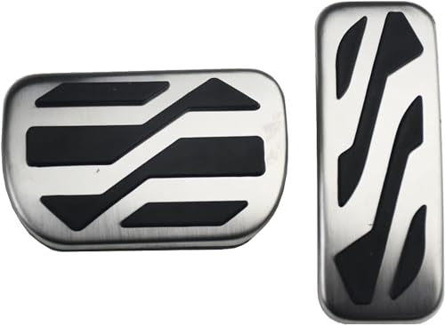 LOAPDKZND Car Pedal Covers for Ford Fusion Mondeo MK4, Non-Slip Pedal Pads Set, Aluminum Alloy Brake and Accelerator Pedal Protectors, Automotive Foot Rest Pedal Pads Set,at
