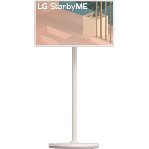 LG 27-Inch Class StanbyMe 1080p-Portable Touch-Screen-Monitor 27ART10AKPL, Built-in Battery, Full Swivel Rotation, 60Hz Refresh Rate, Calming Beige