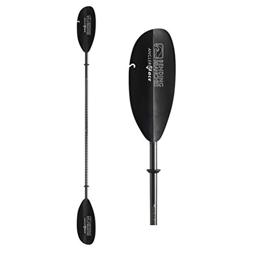 BENDING BRANCHES Angler Ace 2-Piece Snap-Button Fishing Kayak Paddle, Black, 270cm