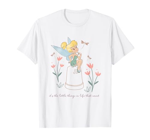 Disney Tinker Bell It’s The Little Things In Life Retro Logo T-Shirt