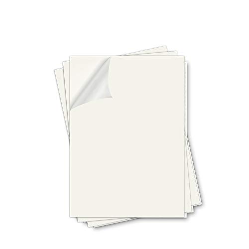 Blank Chocolate Transfer Sheets with Cocoa Butter for Cakes, Cookies & Candies – Unprinted Chocolate Transfer Papers (8.5"X11") by Icinginks, White Cake Printer Chocolate Transfer Sheets Pack of 25