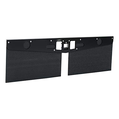 LUVERNE 255300 20-Inch Long Textured Rubber Tow Guard Hitch-Mounted Mud Flaps for 2, 2-1/2 or 3-Inch Ball Mount Shank , black