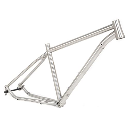 HIMALO Titanium Alloy Mountain Bike Frame 27.5er 29er 15.5''/17''/19'' Bike Frame XC AM Disc Brake Rigid Frame Thru Axle 12x142mm Lightweight(29 * 17'')