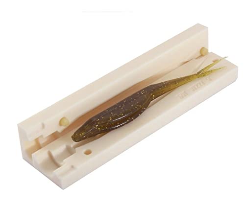 Soft Lure Injection Mold for Fluke Fork Tail DIY Soft Plastic Jerkbait Bait Making Tool (4")