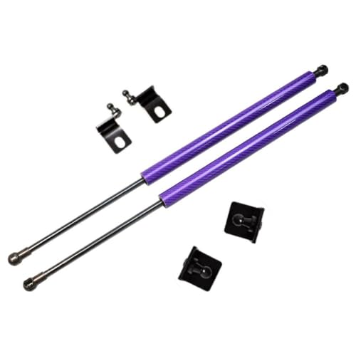 TSUBASA Lift Supports for Nissan Navara D21 1985-1997 Front Hood Bonnet Modify Gas Struts Cylinders Shock Dampers Spring Prop Rod Bar 2PCS (Purple Carbon Fiber)