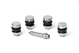 Gorilla Automotive VS406C Flush Mount Valve Stems - Smooth Cap