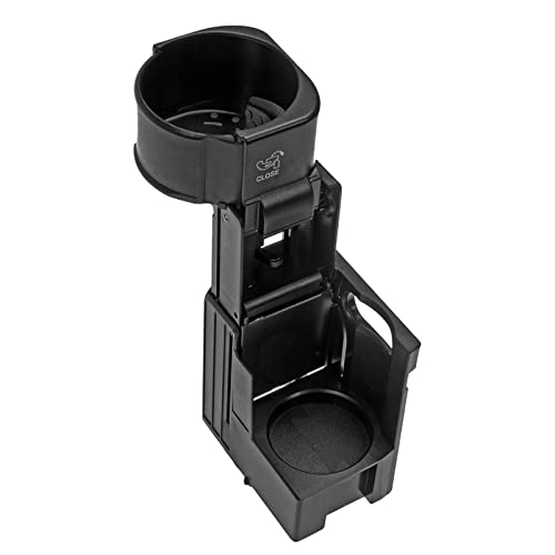 TUNTUN Front Centre Console Cup Holder Black fits for 2003-2011 Mercedes Benz E-Class W211 W219 E320 E350 E550 CLS500, Replaces OEM 2116800014 66920118