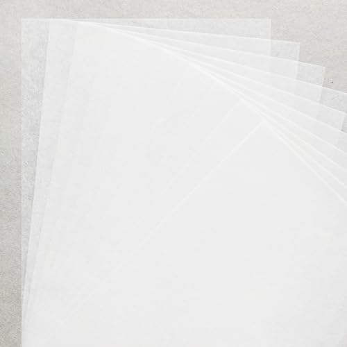 Kozo Studio - Premium Plain Rice Paper for Decoupage (40 Sheets) | Mulberry Washi Paper Napkins for Printmaking and Creative DIY Crafts