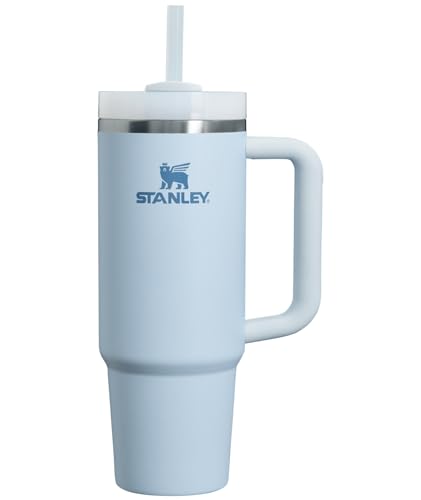 Stanley Quencher H2.0 Tumbler with Handle and Straw 30 oz | Flowstate 3-Position Lid | Cup Holder Compatible for Travel | Insulated Stainless Steel Cup | BPA-Free | Glacier