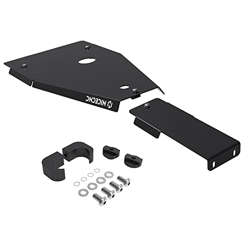 NICECNC ATV Chassis Skid Plate Compatible with Yamaha Raptor 700 YFM700 2013 2015-2024,Raptor 700 YFM700R 2006 2007 2008 2014,Raptor 700R YFM700R 2009 2011 2012 2013 2015-2024,See Fitments