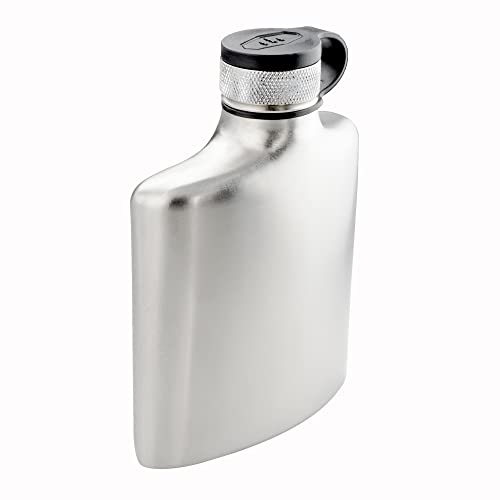 GSI Outdoors 66106 Glacier Stainless Steel Hip Flask 6 Fl. Oz