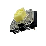 Zhouwang GATERON KS-33 Low Profile 2.0 Banana Keyboard Switches,Tactile 3-Pin 65gf RGB LED Factory Pre-lubed Key Switches for MX Mechanical Keyboard (Banana 72PCS)