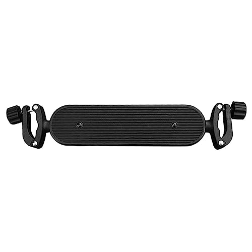 Alipis Adjustable Stroller Footboard Black Stroller Footrest Replacement, Plastic Extension Footboard Pram Foot Rest Stroller Accessories