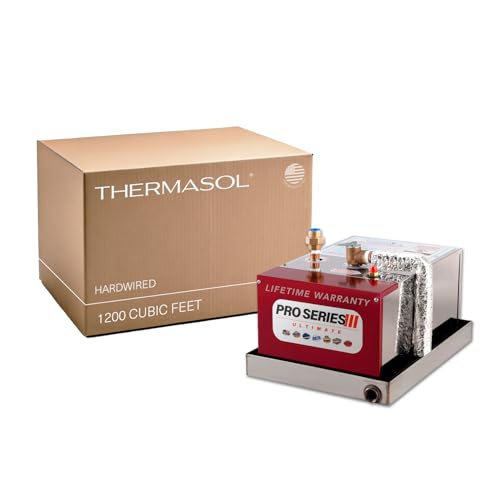 Thermasol Pro Series III Shower Steamer to Enhance Daily Shower Routine with Soothing Shower Steam Generator, Supports Relaxation & Healthy Skin, Essential Shower Accessory, 1200 cubic ft